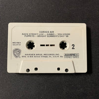 CASSETTE Curved Air 'Second Album' prog rock tape in plastic slipcase