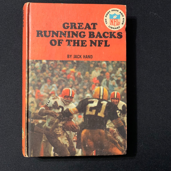 BOOK Jack Hand 'Great Running Backs of the NFL' (1966) HC kids Punt Pass and Kick