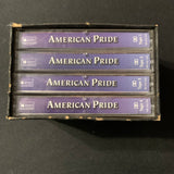 CASSETTE American Pride (2000) 4-tape box set Lee Greenwood, Kate Smith, Fred Waring