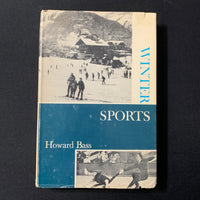 BOOK Howard Bass 'Winter Sports' (1968) HB/DJ skiing skating curling