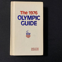 BOOK John V. Grombach '1976 Olympic Guide' Deluxe Edition hardcover