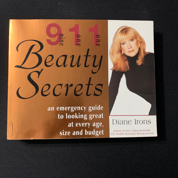 BOOK Diane Irons '911 Beauty Secrets' (1999) PB fashion emergency great looks