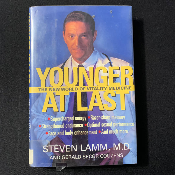 BOOK Steven Lamm 'Younger At Last' (1997) HC vitality medicine energy performance