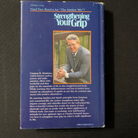 BOOK Charles R. Swindoll 'Strengthening Your Grip' (1982) HC Christian essentials