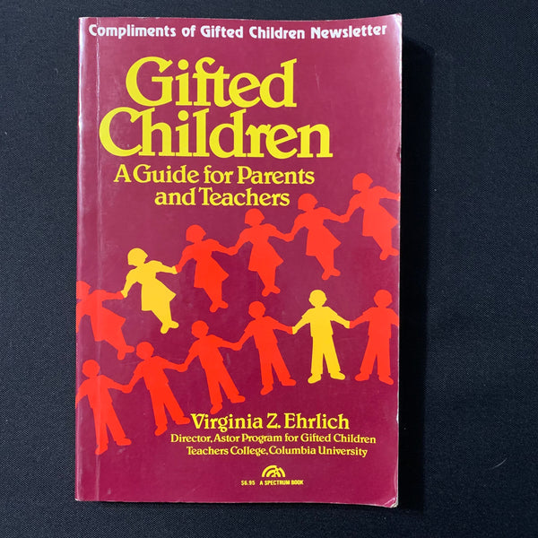BOOK Virginia Z. Ehrlich 'Gifted Children: A Guide For Parents and Teachers' (1982)