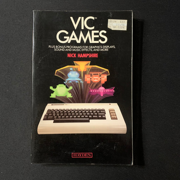 COMMODORE VIC 20 Nick Hampshire 'Vic Games' (1983) 36 programs BASIC coding