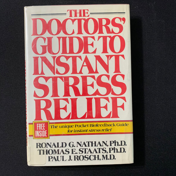 BOOK Nathan/Staats/Rosch 'Doctors Guide To Instant Stress Relief' (1987)
