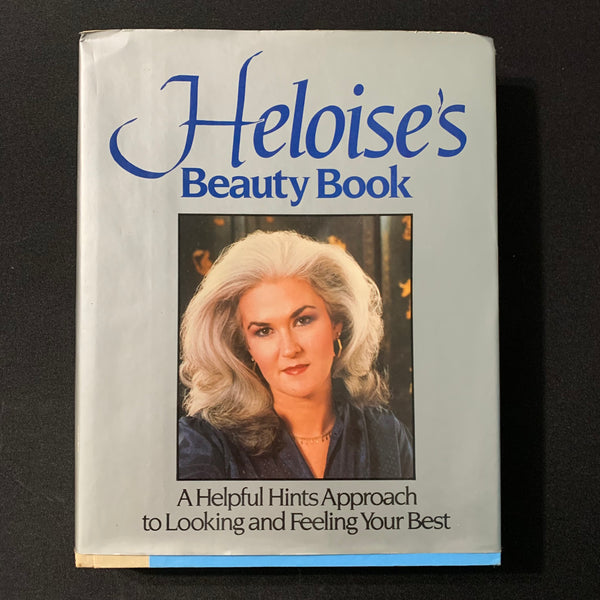 BOOK Heloise's Beauty Book (1985) oversize hardcover grooming tips hints