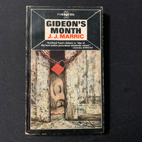 BOOK J.J. Marric 'Gideon's Month' (1965) Scotland Yard detective mystery Creasey