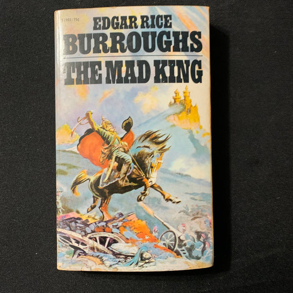 BOOK Edgar Rice Burroughs 'The Mad King' clean Ace PB Frank Frazetta art