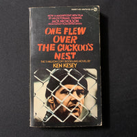 BOOK Ken Kesey 'One Flew Over the Cuckoo's Nest' Jack Nicholson movie tie in PB
