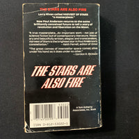 BOOK Poul Anderson 'The Stars Are Also Fire' (1995) PB science fiction