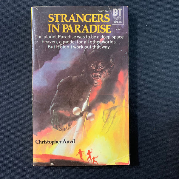 BOOK Christopher Anvil 'Strangers In Paradise' (1969) PB science fiction