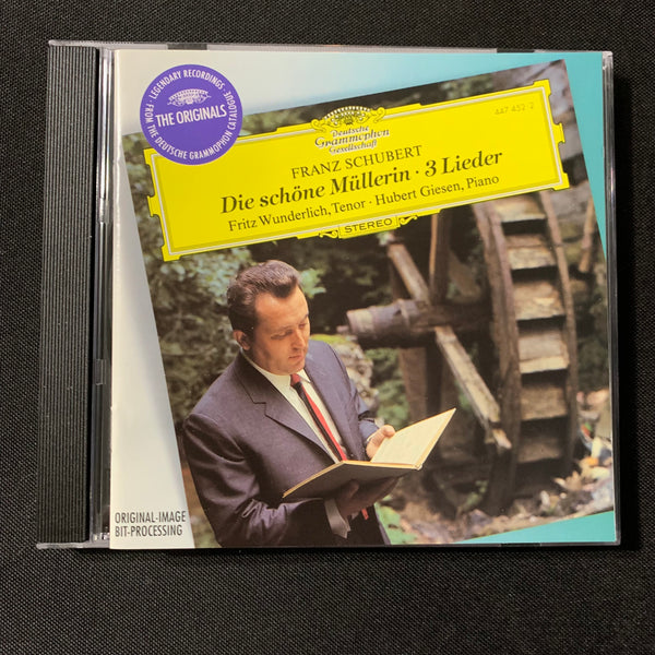 CD Schubert 'Die Schoene Muellerin - 3 Lieder' 1966) Fritz Wunderlich, Hubert Giesen