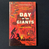 BOOK Lester del Rey 'Day of the Giants' (1964) PB science fiction