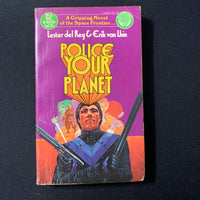 BOOK Lester del Rey/Erik van Lhin 'Police Your Planet' (1975) PB science fiction