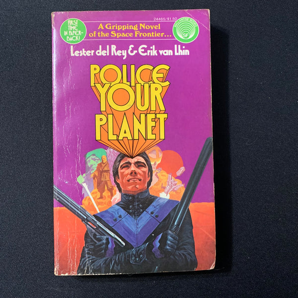 BOOK Lester del Rey/Erik van Lhin 'Police Your Planet' (1975) PB science fiction