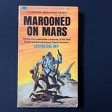 BOOK Lester del Ray 'Marooned On Mars' PB (1962) PB pulp science fiction