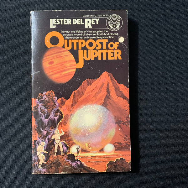 BOOK Lester del Rey 'Outpost of Jupiter' (1978) PB science fiction