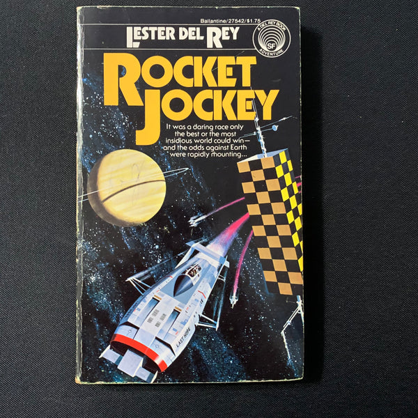 BOOK Lester del Ray 'Rocket Jockey' (1978) PB science fiction