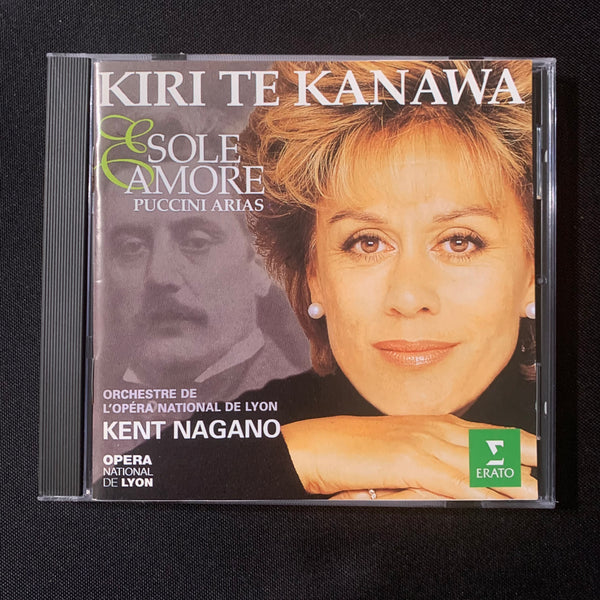 CD Kiri Te Kanawa 'Sole & Amore: Puccini Arias' (1997) Kent Nagano, Orchestre de L'Opera National de Lyon