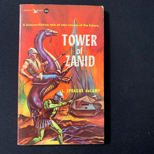 BOOK L. Sprague deCamp 'Tower of Zanid' (1963) PB pulp science fiction