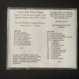 CD Harvard Radcliffe Collegium Musicum 'Vespro della Beata Vergine' (1997)