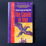 BOOK L. Sprague deCamp/Fletcher Pratt 'Castle of Iron' (1962) PB science fiction