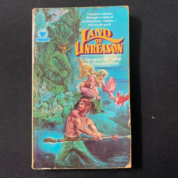 BOOK L. Sprague deCamp/Fletcher Pratt 'Land of Unreason' (1979) PB fantasy