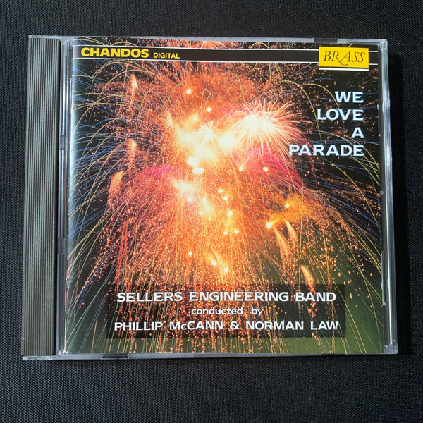 CD Sellers Engineering Band 'We Love a Parade' (1993) Phillip McCann, Norman Law marching brass band