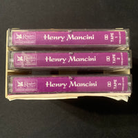 CASSETTE Henry Mancini 'Plays Your All Time Favorites' (1995) 3-tape set Reader's Digest