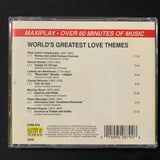 CD World's Greatest Love Themes (1992) Wagner, Tchaikovsky, Bach, Ravel