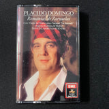 CASSETTE Placido Domingo 'Romanzas de Zarzuelas' (1988) EMI Angel Madrid Orchestra