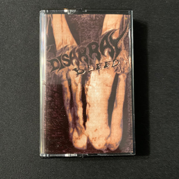 CASSETTE Disarray 'Bleed' (1996) 5-song underground groove metal tape
