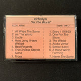 CASSETTE Echolyn 'As the World' (1994) US prog rock advance promo tape Sony