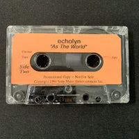 CASSETTE Echolyn 'As the World' (1994) US prog rock advance promo tape Sony