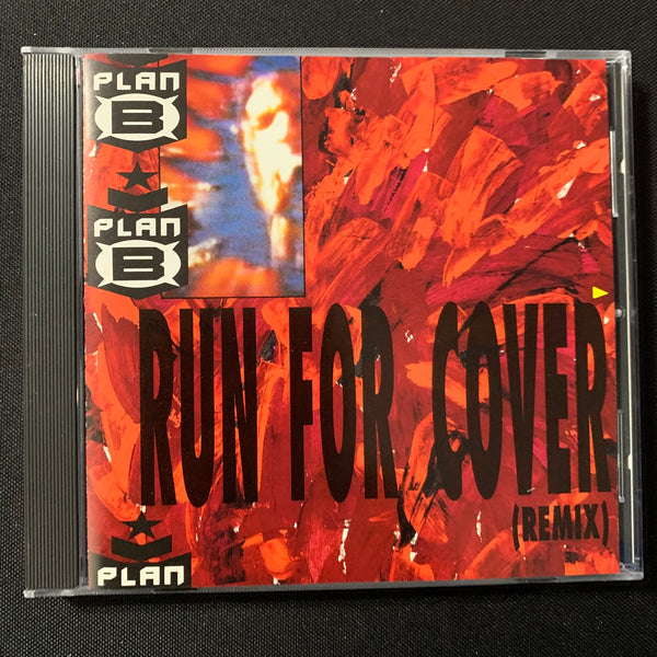 CD Plan B 'Run For Cover' (1990) rare promo remix German punk rock single