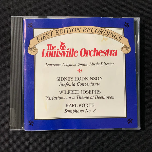 CD Louisville Orchestra First Edition Recordings (1989) Hodkinson, Josephs, Korte