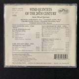 CD Swiss Woodwind Quintet 'Wind Quintets of the 20th Century' (1996) Janacek, Hindemith, Ligeti