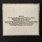 CD Styx 'Backstory Radio Special' Terry Gibson Grand Illusion/Pieces of Eight rare broadcast promo