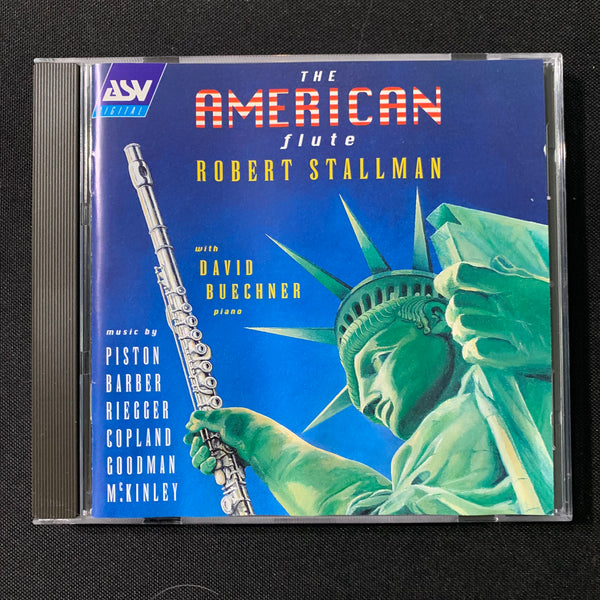 CD Robert Stallman David Buechner 'The American Flute' (1993) Copland, Piston, Barber