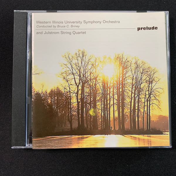 CD Western Illinois University Symphony Orchestra, Julstrom String Quartet 'Prelude' Mendelssohn, Rebecca Clarke