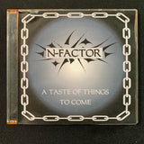 CD N-Factor 'A Taste of Things To Come' Akron Ohio metal demo