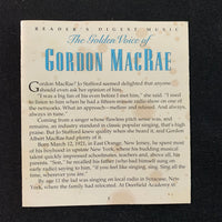 CASSETTE Gordon MacRae 'The Golden Voice Of' (2001) 3-tape set Reader's Digest