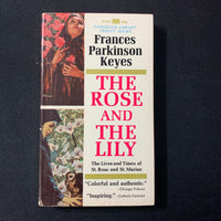 BOOK Frances Parkinson Keyes 'The Rose and the Lily' (1967) PB Paperback Library