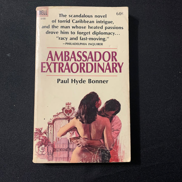 BOOK Paul Hyde Bonner 'Ambassador Extraordinary' (1966) PB pulp fiction Caribbean sexy