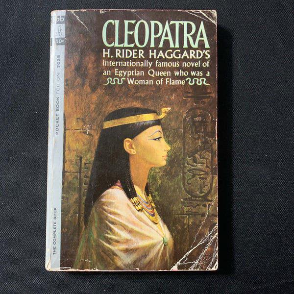 BOOK H. Rider Haggard 'Cleopatra' (1963) Pocket Books 7025 pulp fiction novel