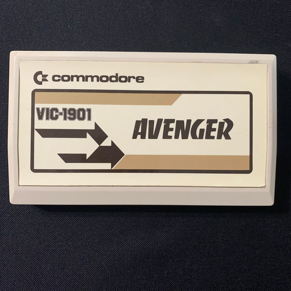 COMMODORE VIC 20 Avenger tested video game cartridge Space Invaders arcade retro
