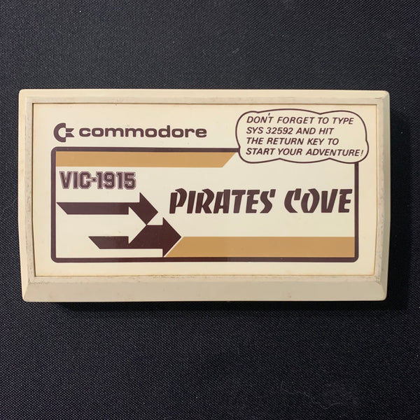 COMMODORE VIC 20 Pirate Cove text adventure Scott Adams interactive fiction wht