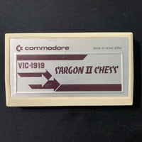 COMMODORE VIC 20 Sargon II Chess tested video game cartridge VIC-1919